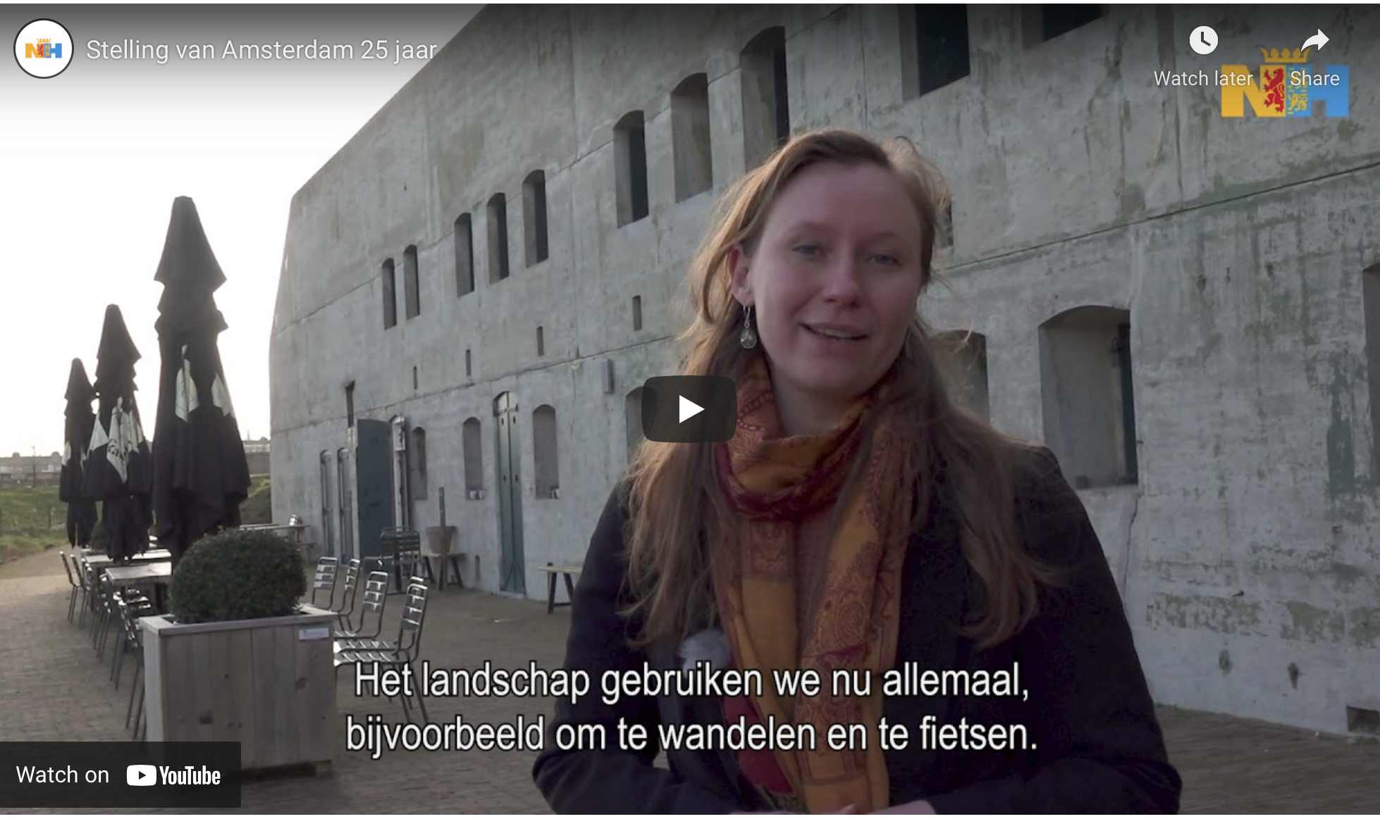 YouTube Gedeputeerde Zita Pels staat stil bij 25 jaar Werelderfgoed