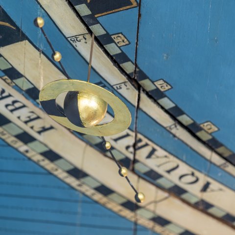 Detail plafon Eise Eisinga Planetarium