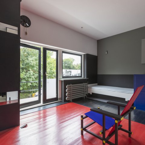 Rietveld Schröderhuis 5 - Fotograaf Bertel Kolthof via Stichting Werelderfgoed Nederland © Gerrit Th.Rietveld c/o Pictoright Amsterdam