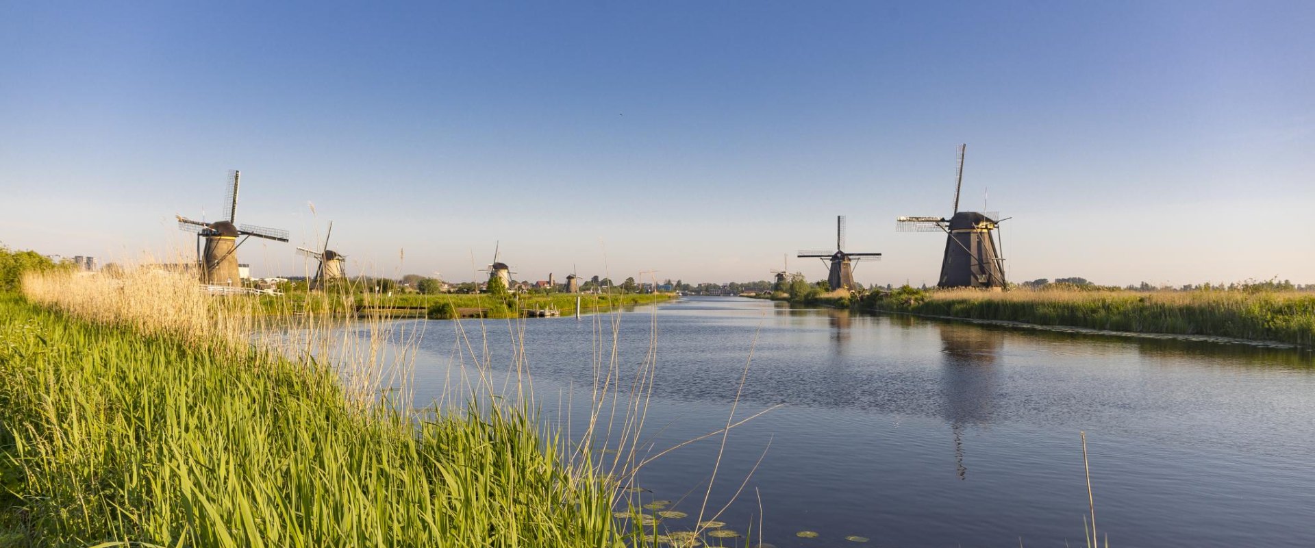 Kinderdijk ochtend 042 - Fotograaf Bertel Kolthof © Stichting Werelderfgoed Nederland