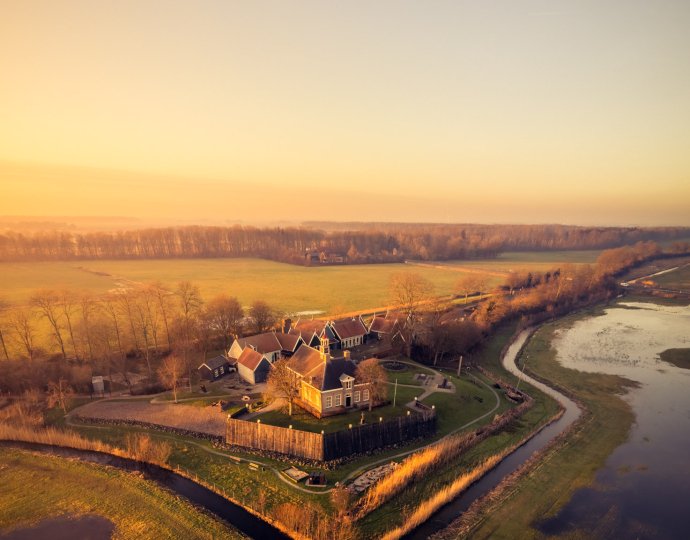 sunset schokland