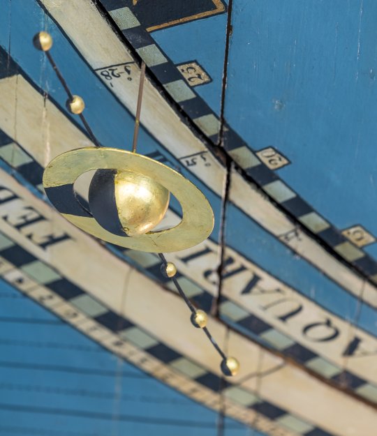 Detail plafon Eise Eisinga Planetarium