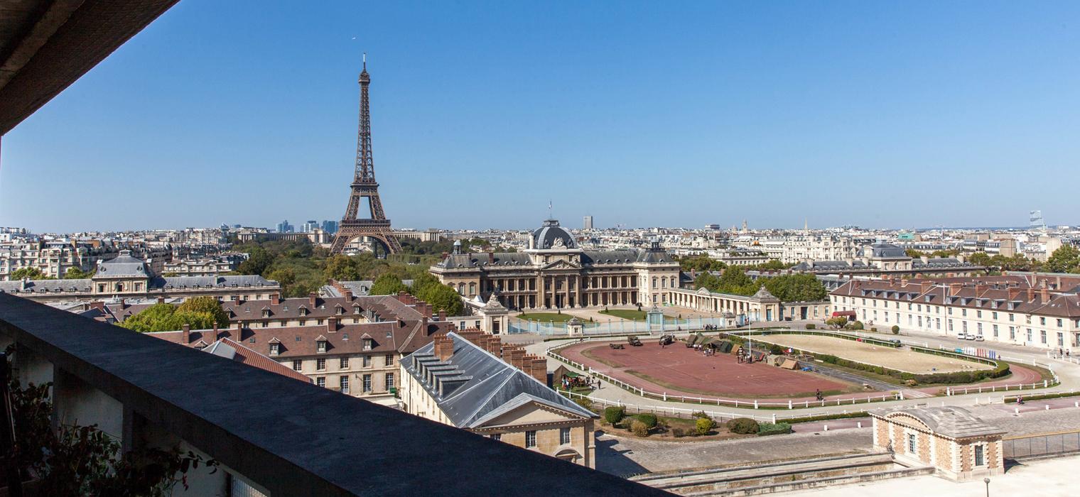 Foto: Uitzicht vanuit het Unesco-hoofdkwartier over de stad Parijs. (Foto: Fabrice Gentile | Unesco.org)